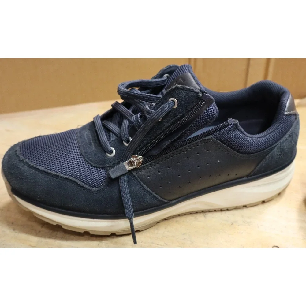 Joya Dynamo Zip Classic W Dark Blue Women's Shoes Sneakers US 10 walking Swiss